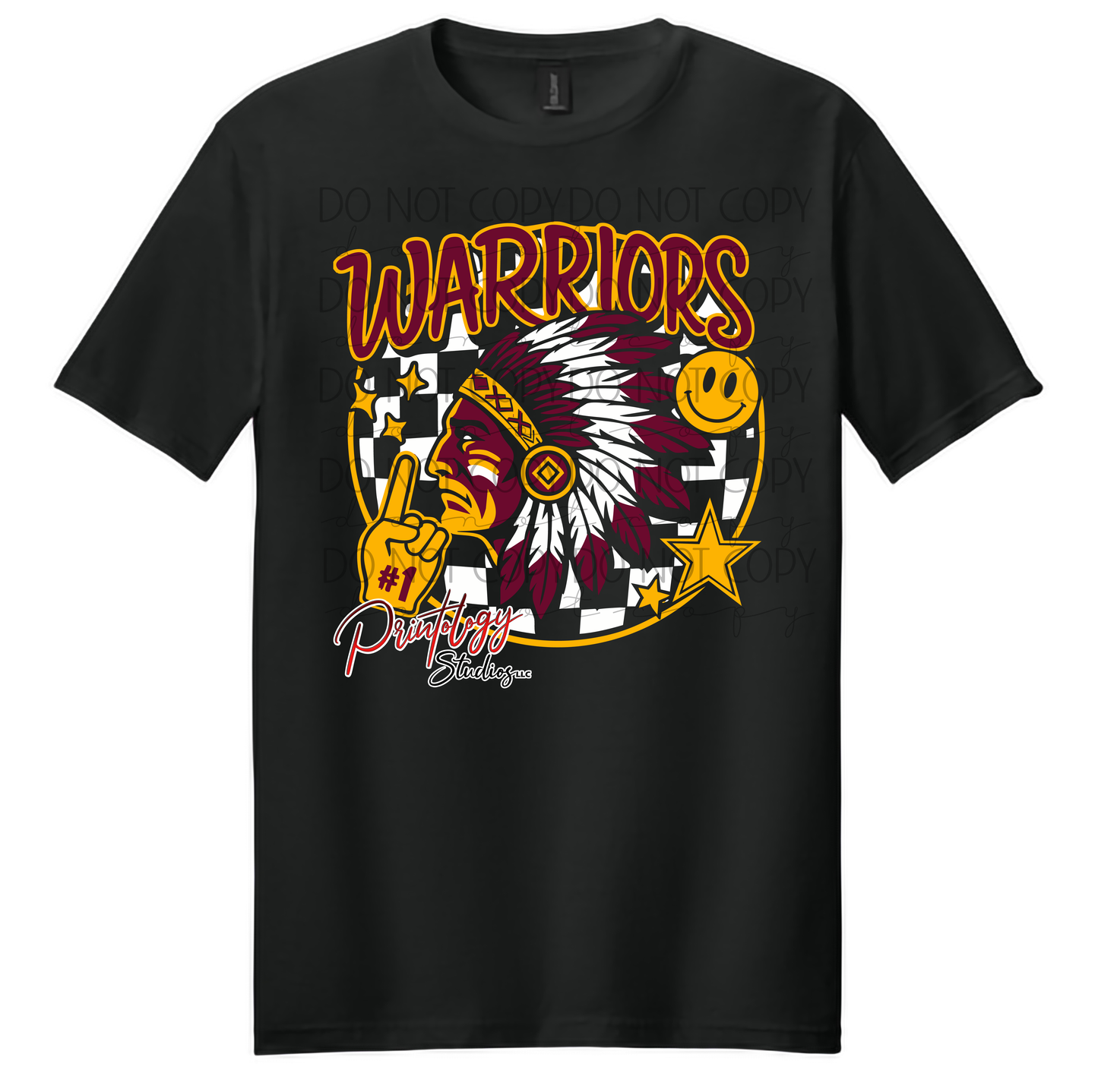 Warriors Blackout Spirit T-Shirt