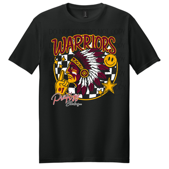 Warriors Blackout Spirit T-Shirt