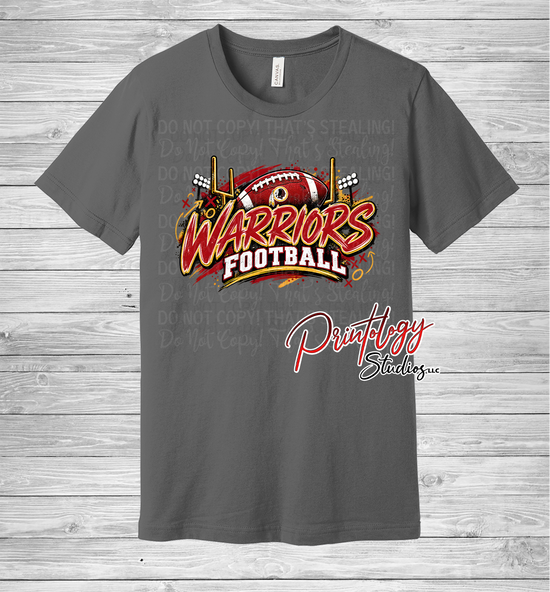 Warriors Football With Logo