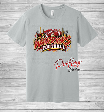 Warriors Football With Logo