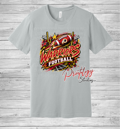 Warriors Football With Logo