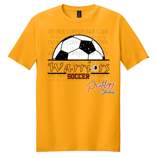 ⚽ Warriors Soccer Game Day Tee