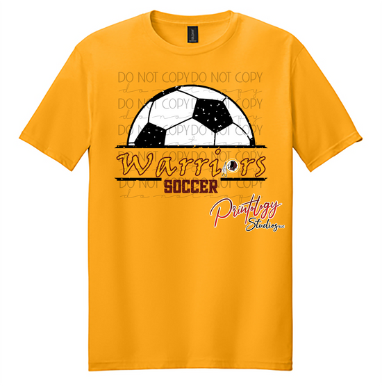 Warriors Soccer Game Day Tee