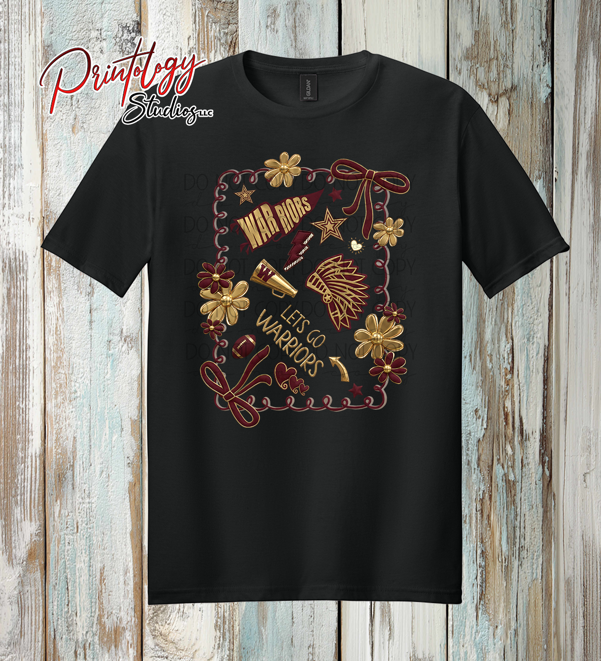 Warriors Spirit Collage Shirt