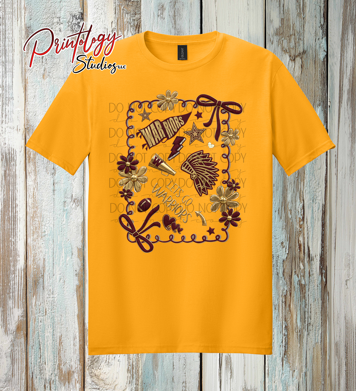 Warriors Spirit Collage Shirt