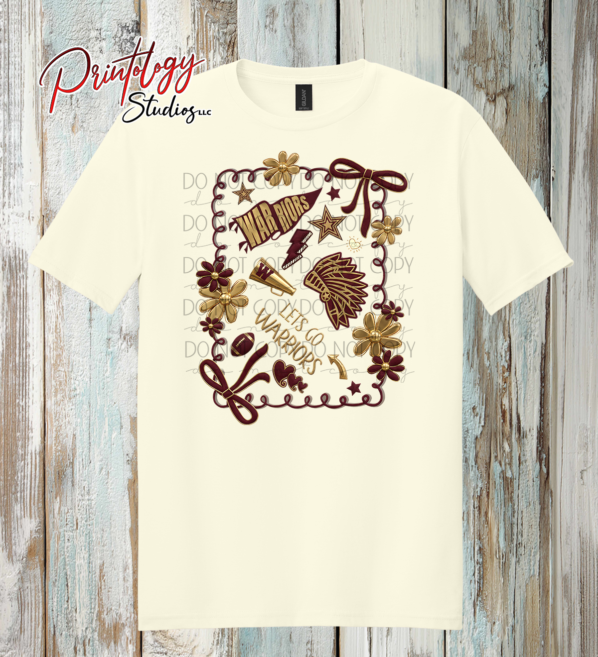 Warriors Spirit Collage Shirt