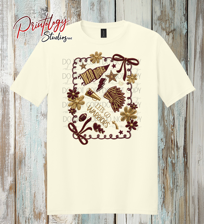 Warriors Spirit Collage Shirt