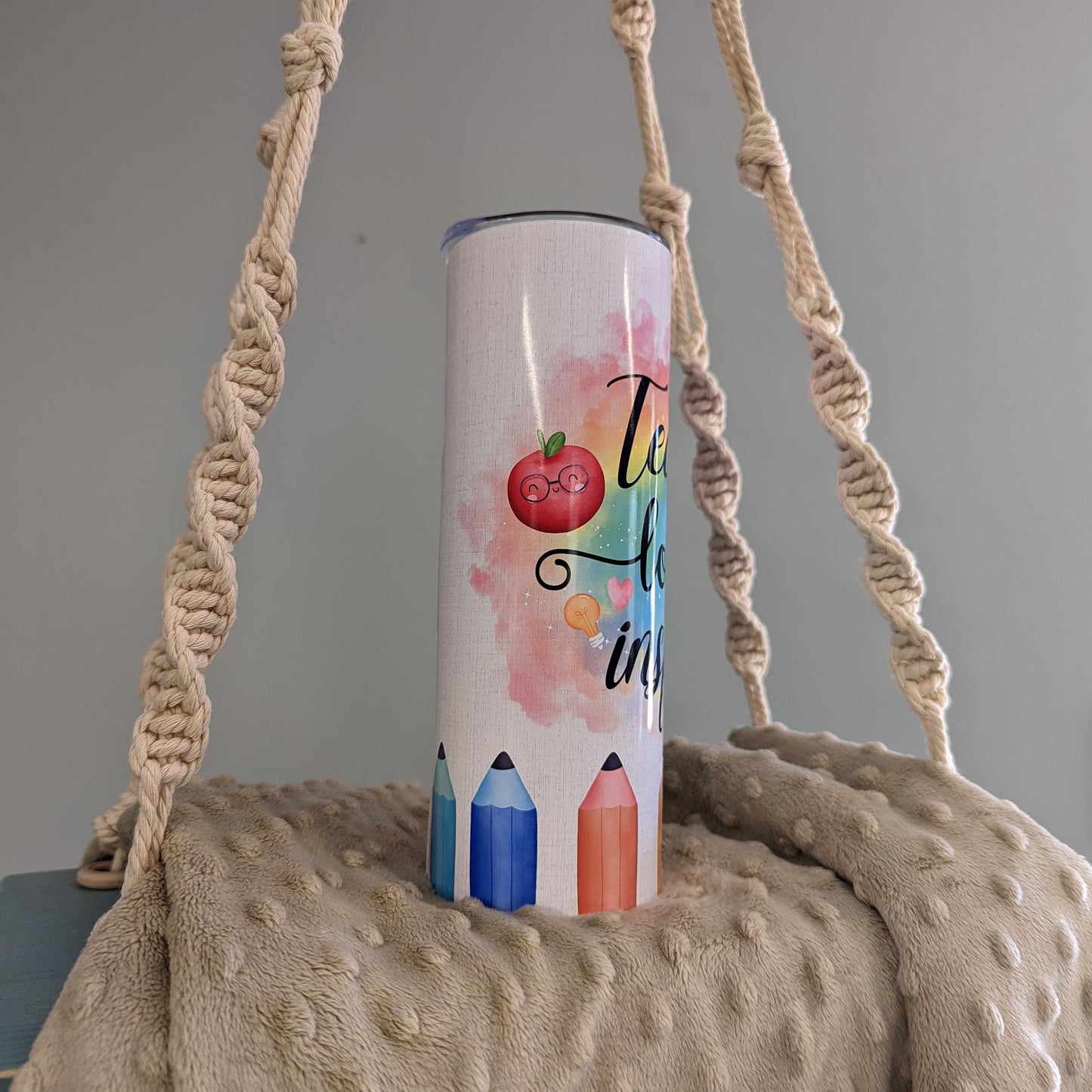 Teach • Love • Inspire 20oz Skinny Tumbler