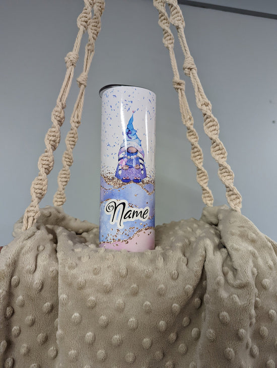 Watercolor Gnome Tumbler 20oz