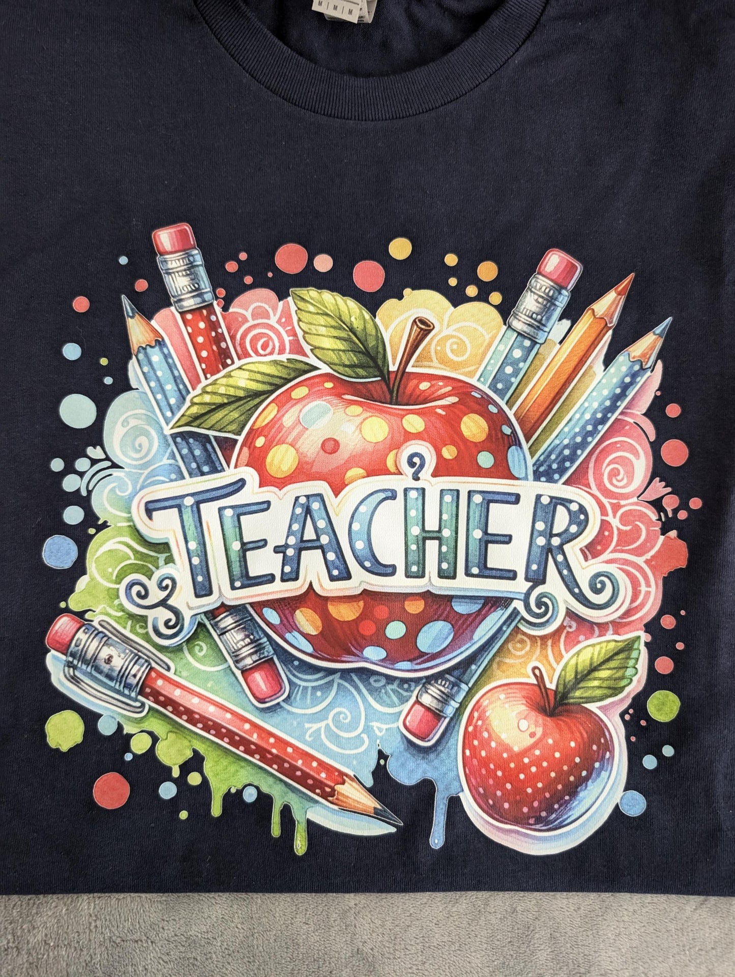 Teacher T- Shirt, Unisex Gildan Heavy Cotton T-Shirt, Adult Size Medium