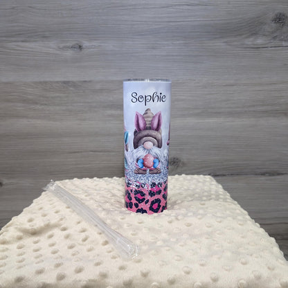 Personalized Easter Gnome Tumbler