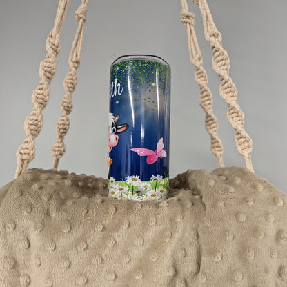 Personalized Cow 15oz Tumbler