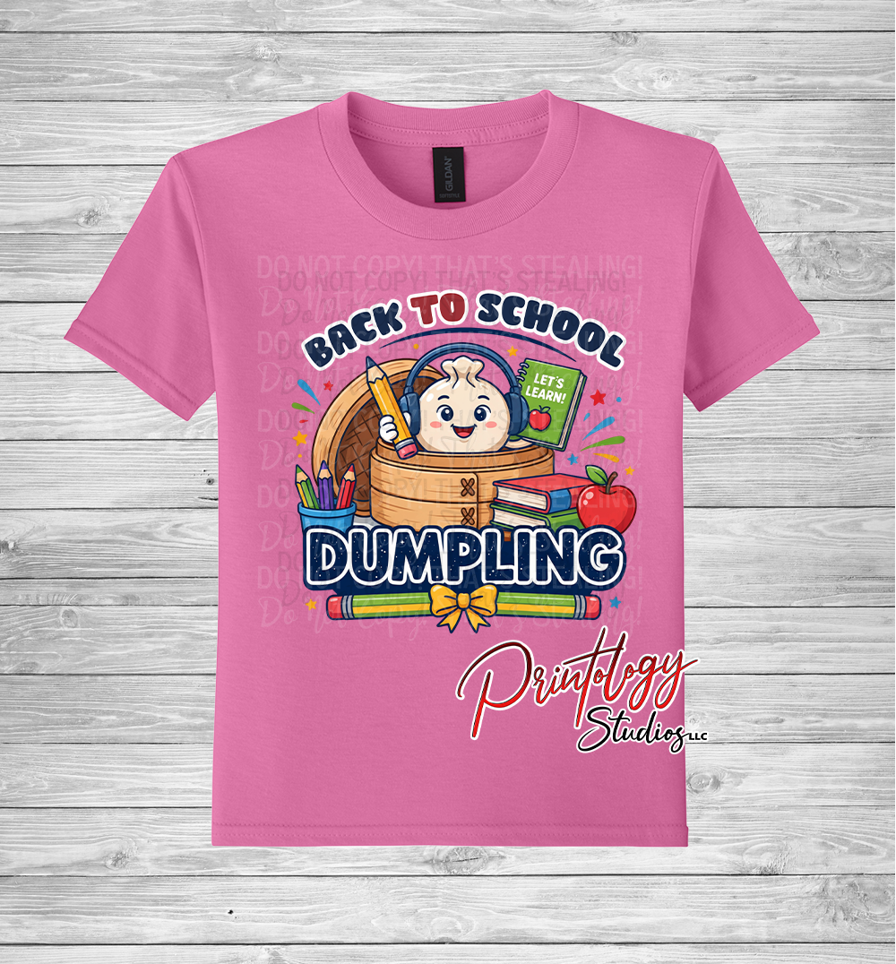 Youth Back To School Dumpling Shirt