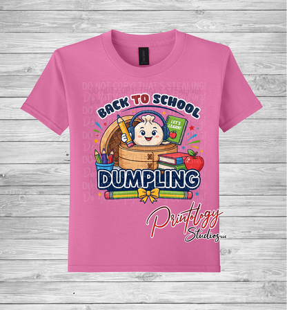 Youth Back To School Dumpling Shirt