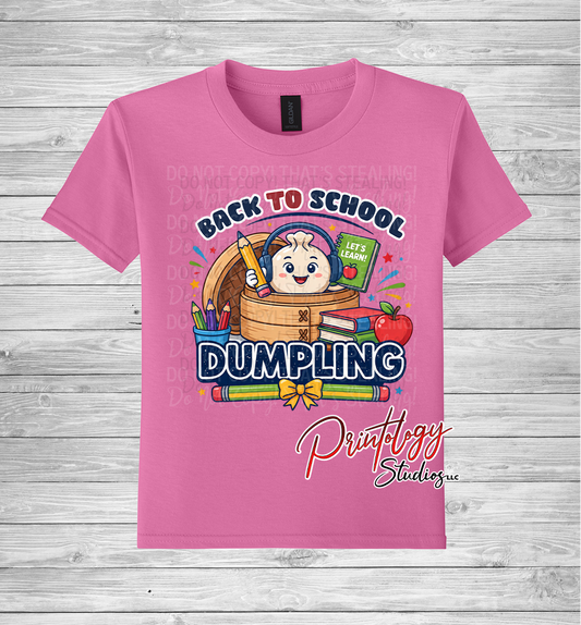 Youth Back To School Dumpling Shirt