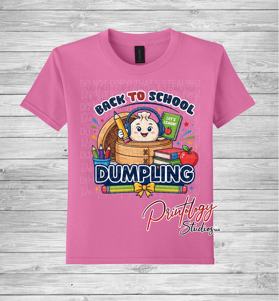Youth Back To School Dumpling Shirt
