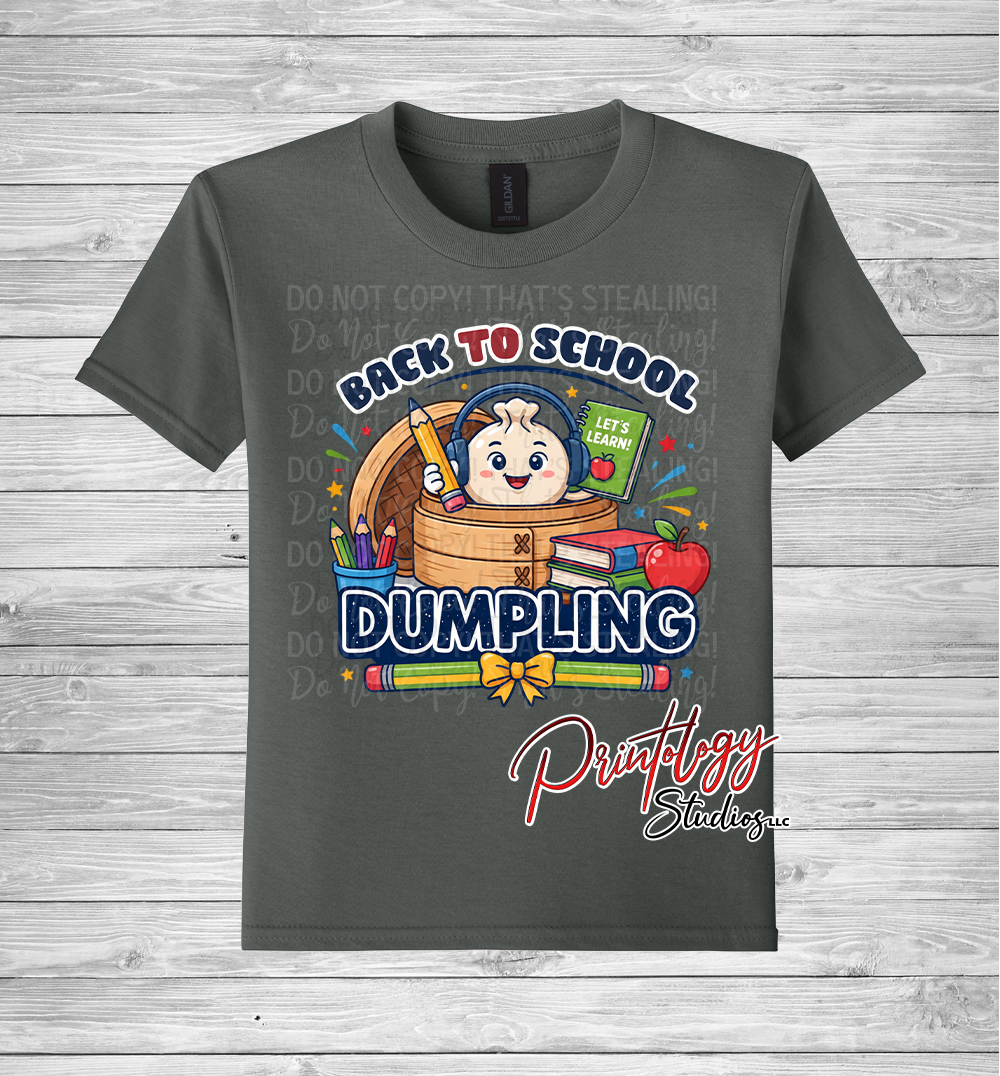 Youth Back To School Dumpling Shirt