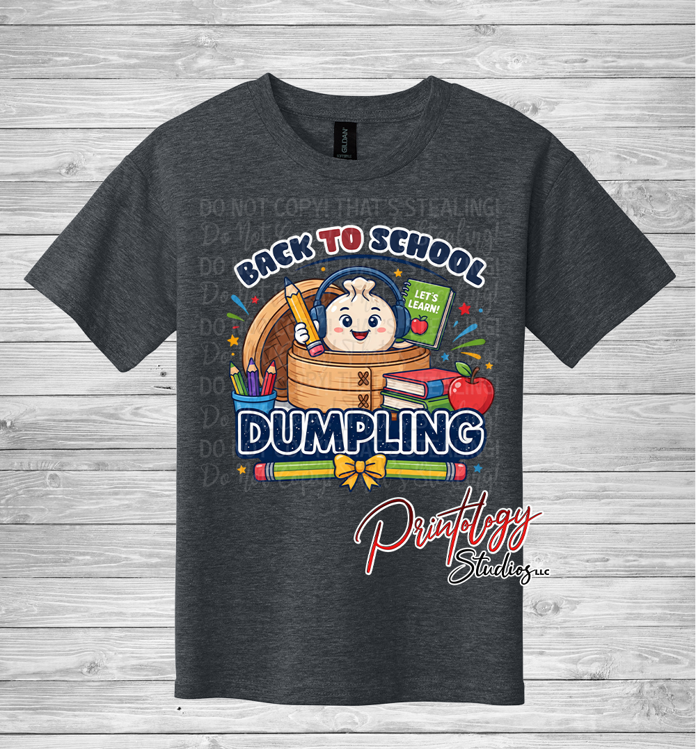 Youth Back To School Dumpling Shirt