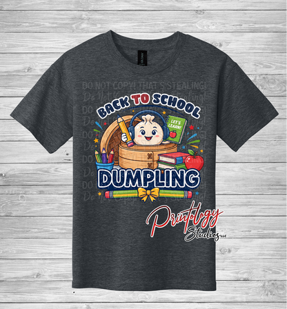 Youth Back To School Dumpling Shirt
