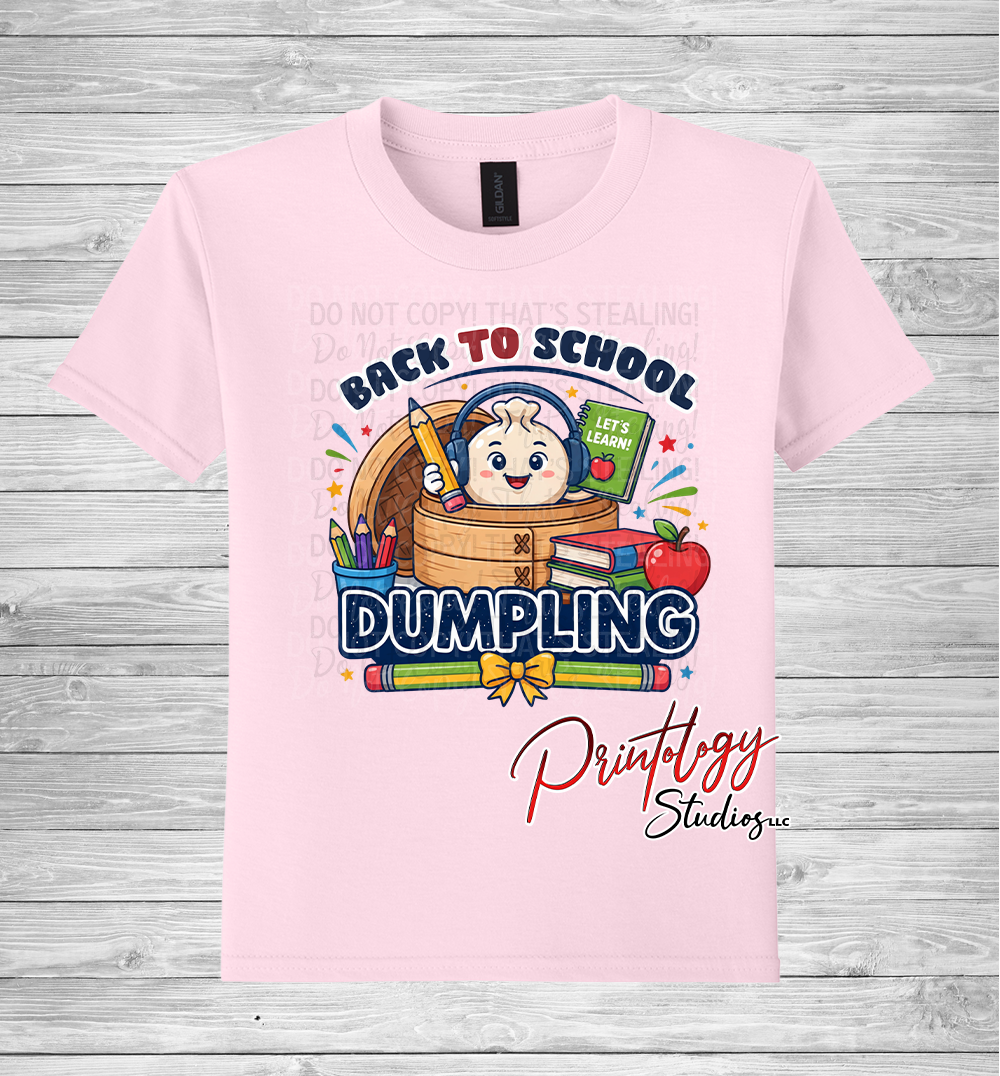 Youth Back To School Dumpling Shirt