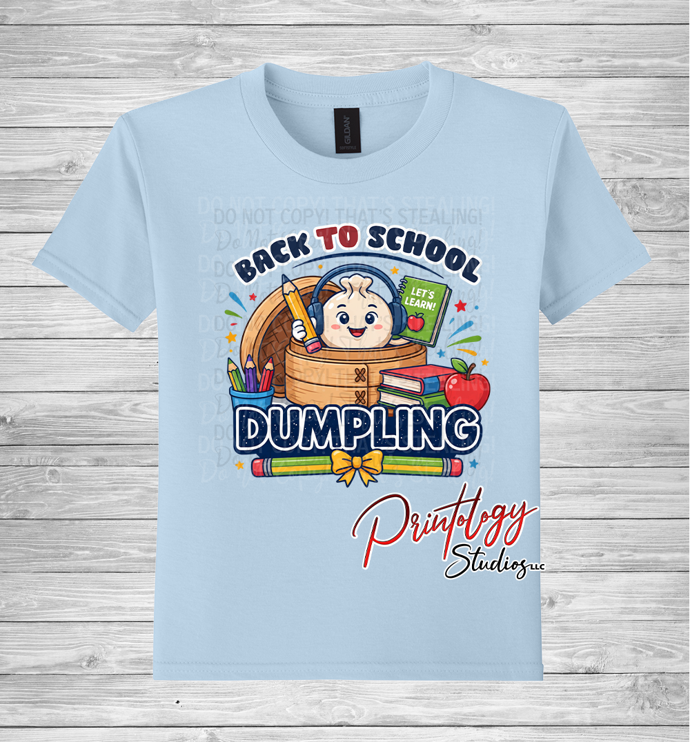 Youth Back To School Dumpling Shirt