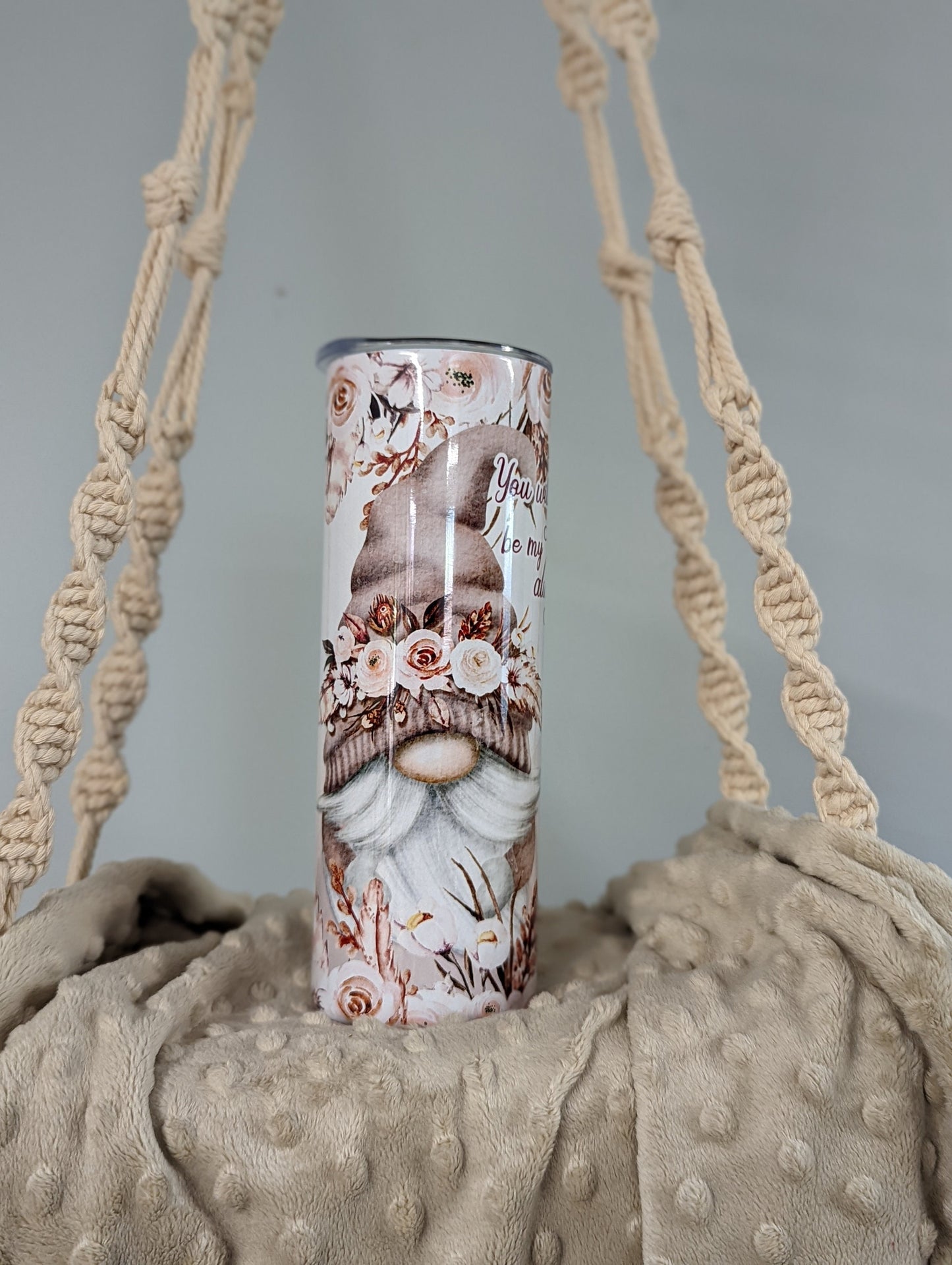 Boho Gnome 20oz Skinny Tumbler