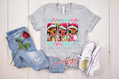 Colorful Reindeer Trio – Christmas DTF Transfer