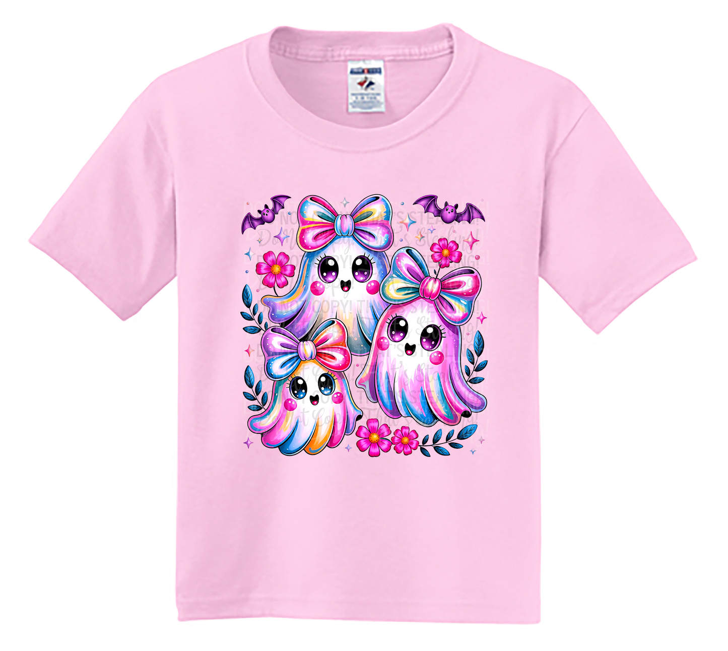 Youth Kawaii Pastel Ghosts with Bows🎀👻✨