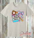 Custom Baseball Photo Shirt – Personalized Baseball Tee with Bow