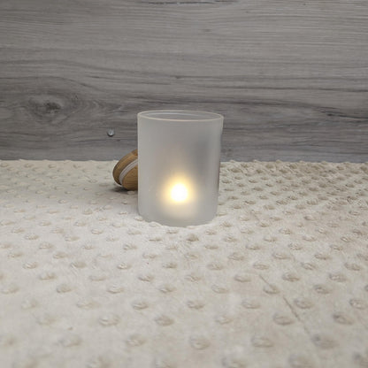 Butterfly Design Glass Candle Holder With Tea Light Candle