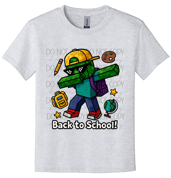 Youth Dabbing Creeper Back to School Shirt