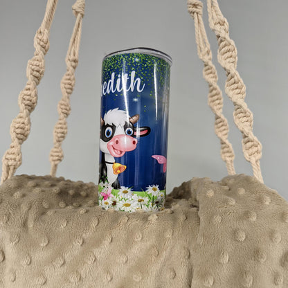 Personalized Cow 15oz Tumbler