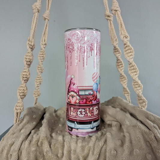 Valentine Gnome Love Tumbler