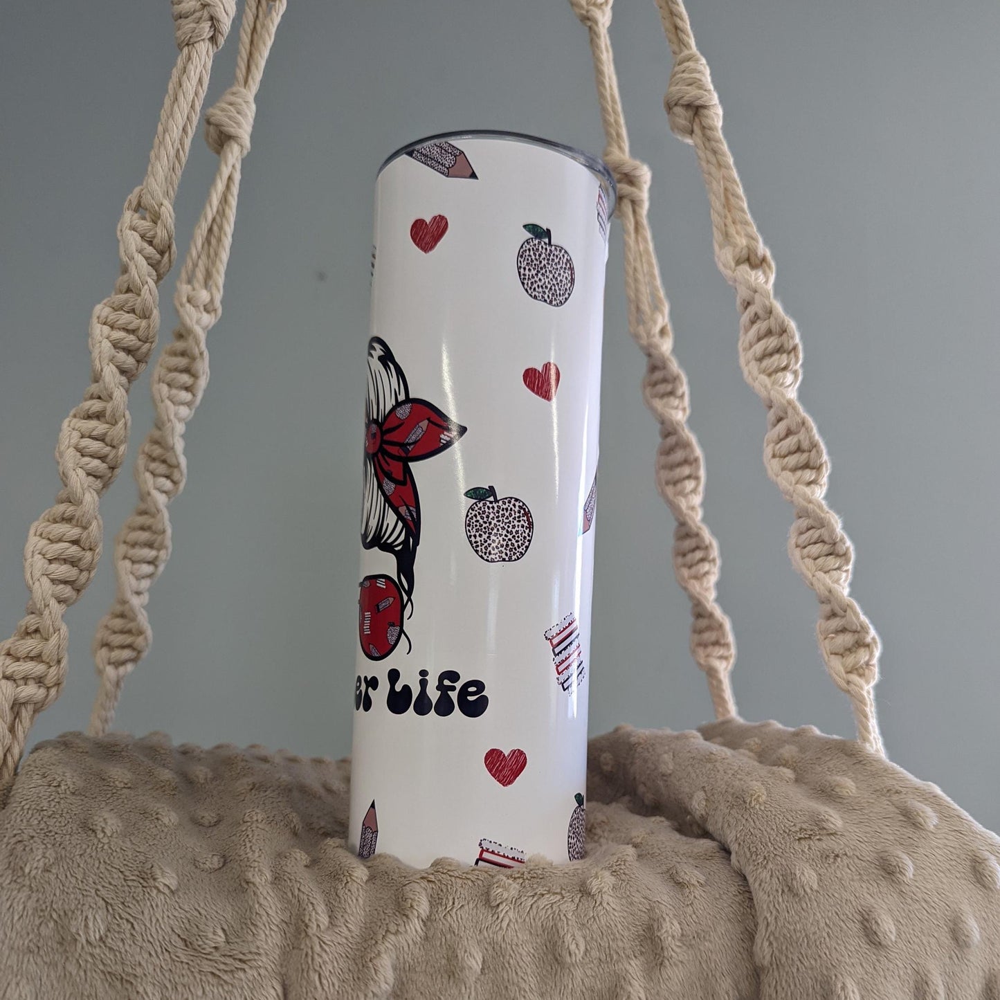 Teacher Life 20oz Skinny Tumbler