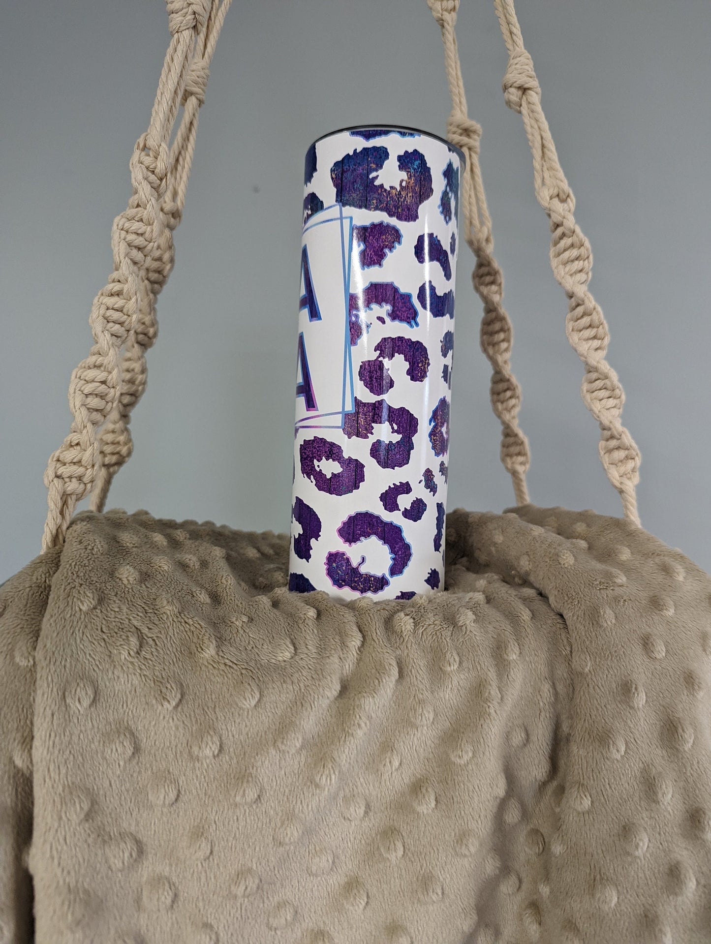 MAMA Leopard Print Tumbler