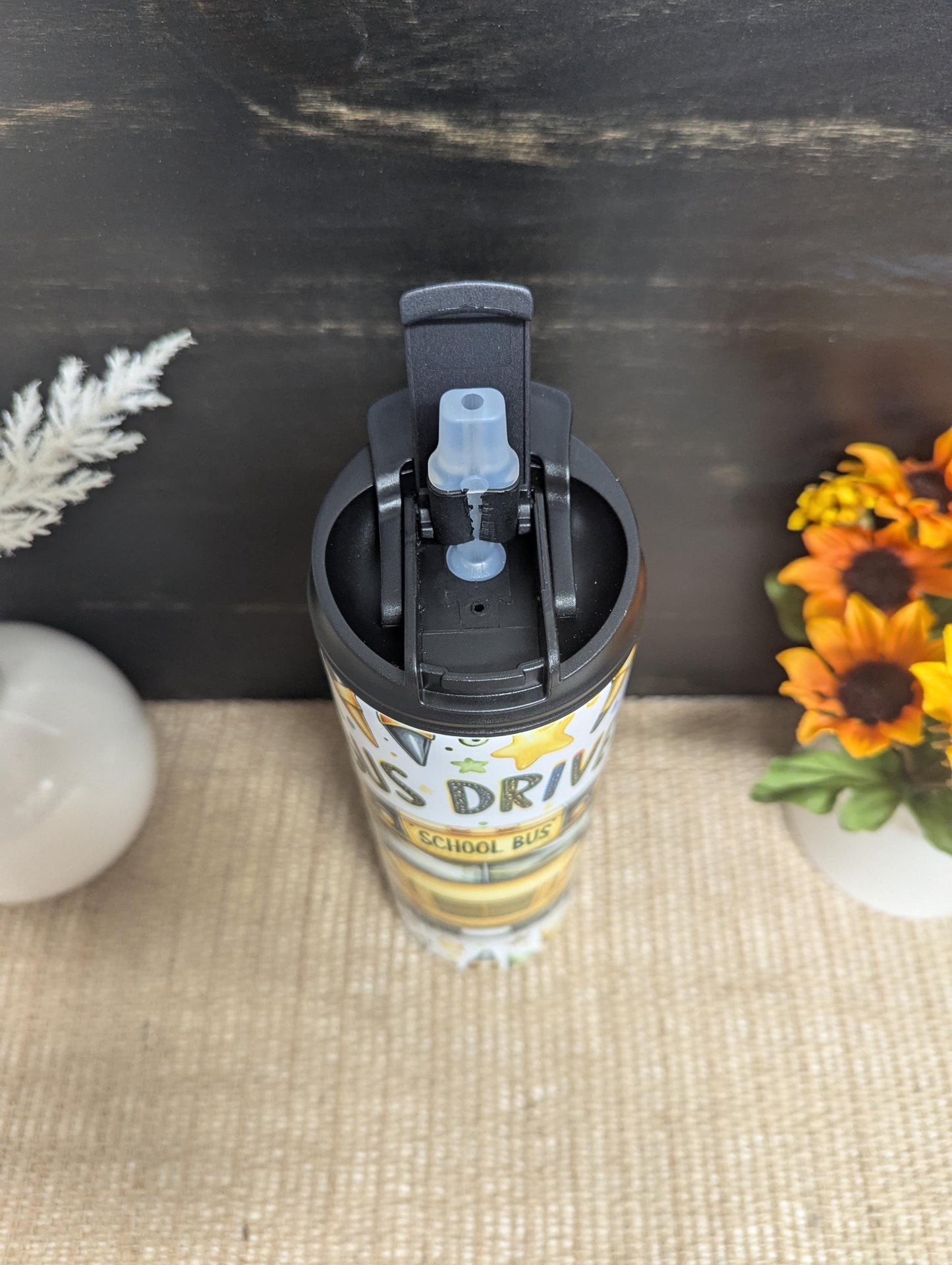 Bus Driver Stainless Steel Tumbler – School Bus Appreciation Gift!