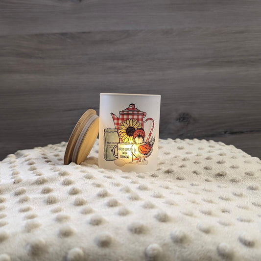 Chicken candle holder/trinket glass