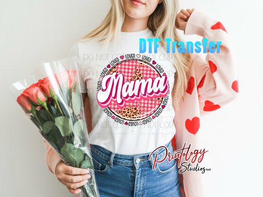 Mama Valentine DTF Transfer