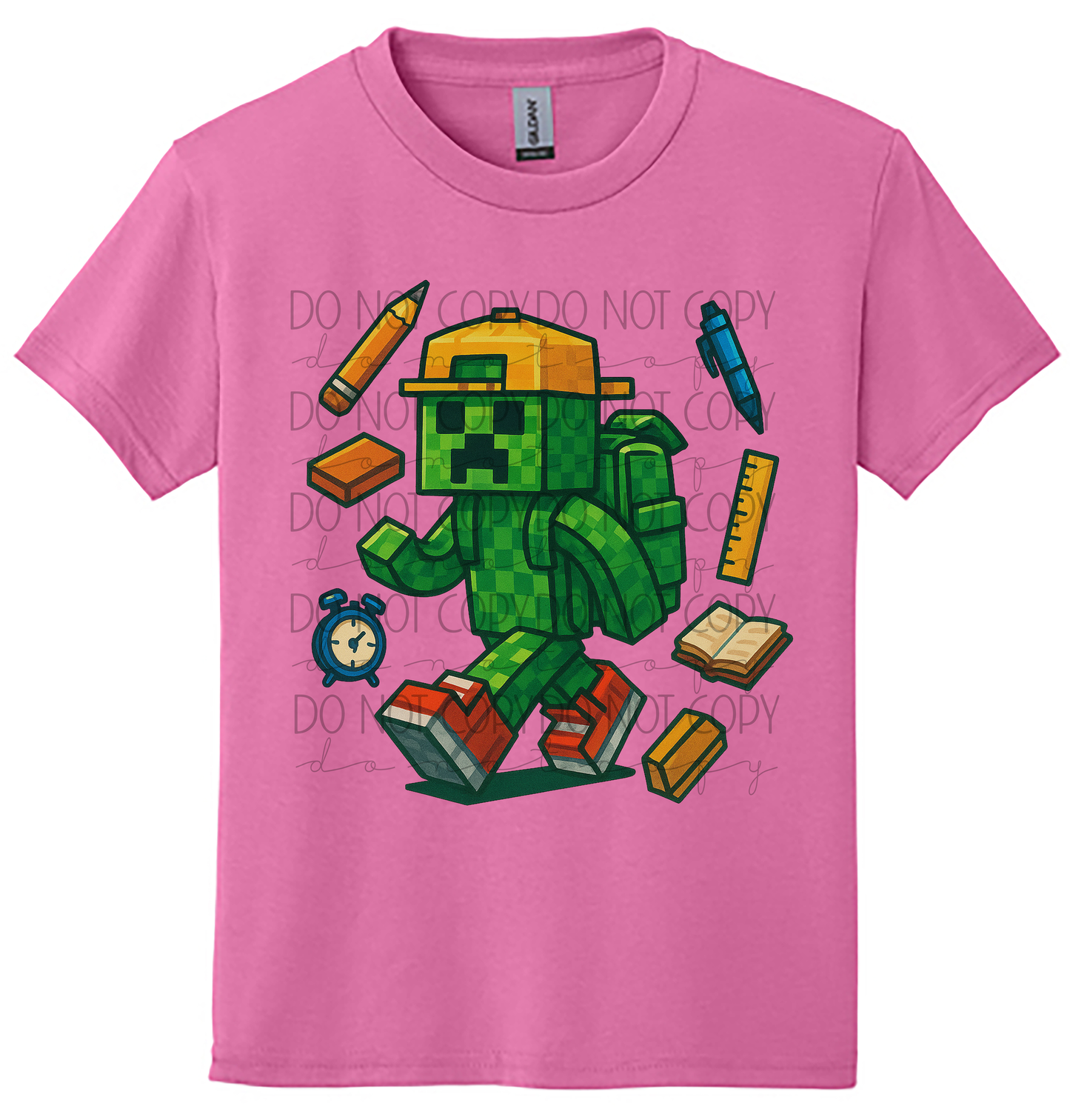 Youth Gamer Tee - Creeper Back to School Shirt