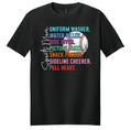 Sports Mom Tee – Colorful Baseball Design