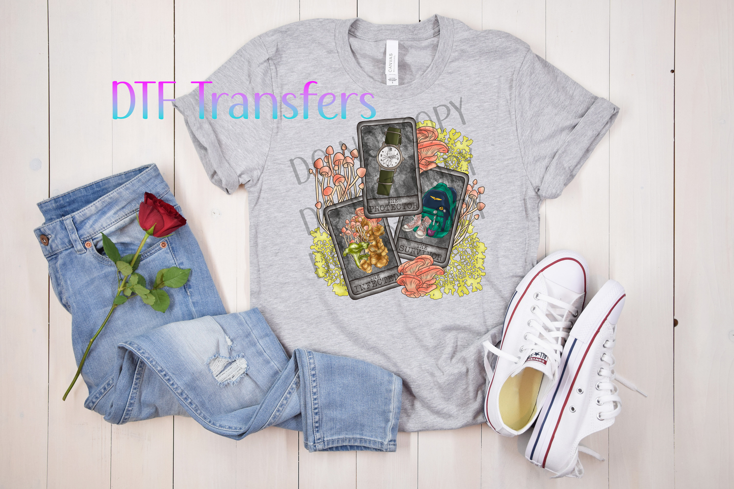 The Last Of Us Inspired tarot card design