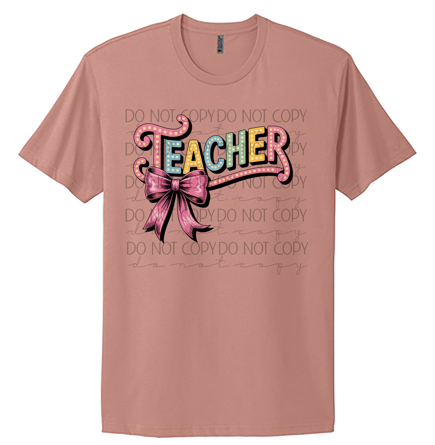 Teacher Shirt with Bow