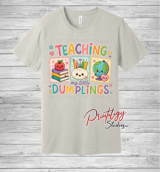 Teaching my little dumplings