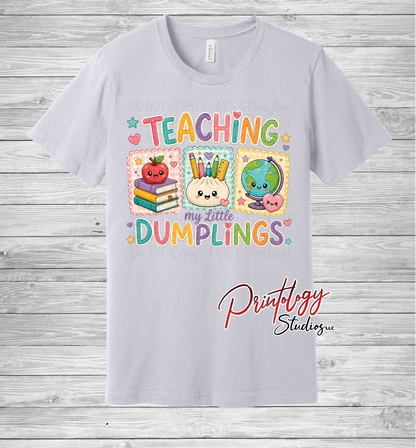 Teaching my little dumplings