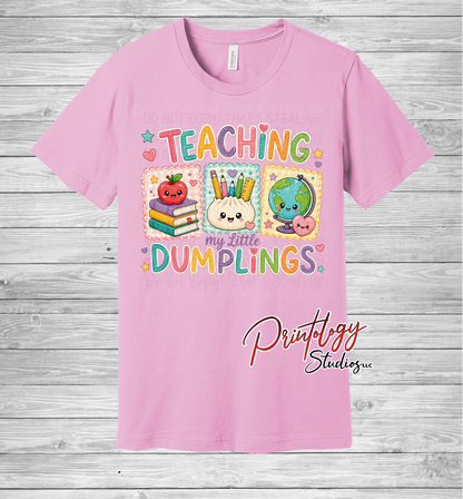 Teaching my little dumplings
