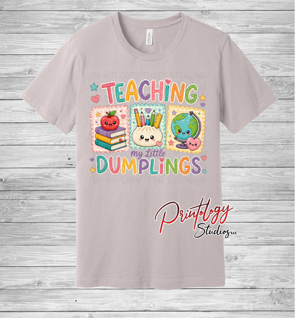 Teaching my little dumplings